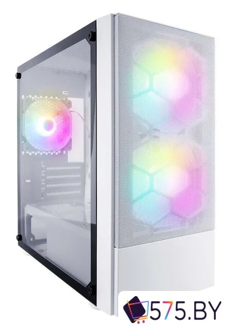 Корпус 1stPlayer Firebase X4-M-WH-2F1P-W-1F1-W в магазине 575.by