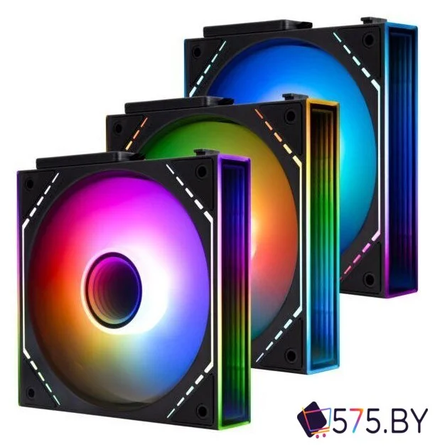 Комплект вентиляторов для корпуса Thermalright TL-M12Q-S X3 (черный) в магазине 575.by