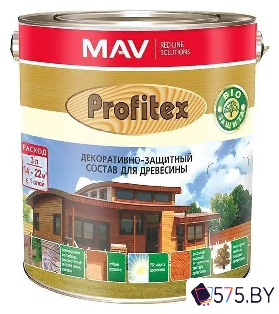 Пропитка Profitex 3 л (сосна) в магазине 575.by