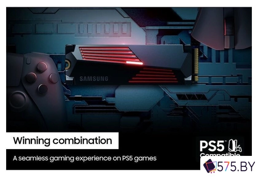SSD Samsung 990 Pro с радиатором 1TB MZ-V9P1T0CW в магазине 575.by