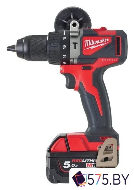 Ударная дрель-шуруповерт Milwaukee M18 BLPD2-502X 4933464517 (с 2-мя АКБ 5 Ач, кейс) в магазине 575.by