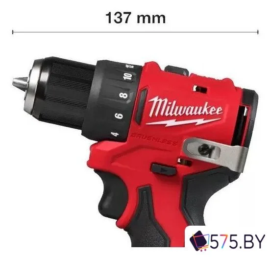 Дрель-шуруповерт Milwaukee M12 BLDDRC-402C 4933499688 (с 2-мя АКБ, кейс) в магазине 575.by