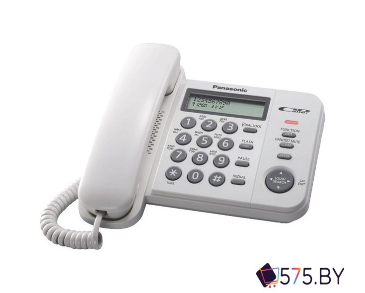 Проводной телефон Panasonic KX-TS2358RUB (черный) в магазине 575.by