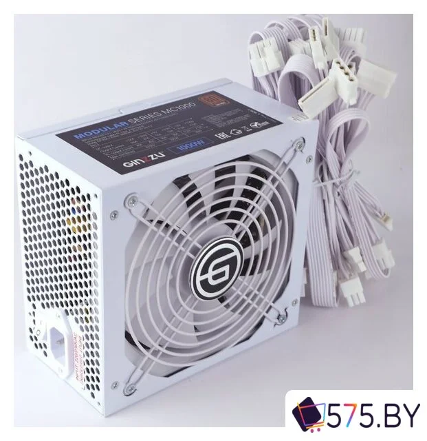Блок питания Ginzzu MC1000 (белый) в магазине 575.by