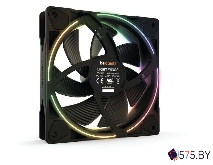 Комплект вентиляторов для корпуса с контроллером be quiet! Light Wings 120mm PWM Triple Pack BL076 в магазине 575.by