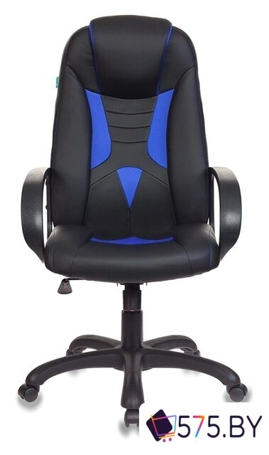 Игровое (геймерское) кресло Zombie VIKING-8/BL+BLUE (черный/синий) в магазине 575.by