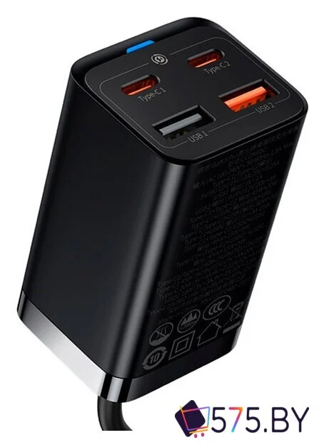 Сетевое зарядное Baseus CCGP040101 в магазине 575.by
