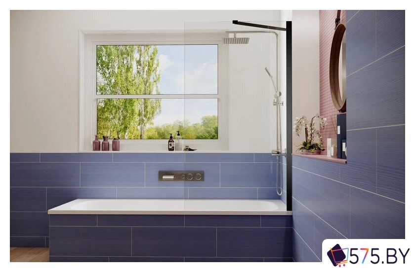 Стеклянная шторка для ванны Ambassador Bath Screens 16041206 70 в магазине 575.by