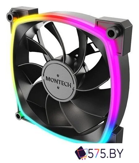 Вентилятор для корпуса Montech RX120 PWM (черный) в магазине 575.by