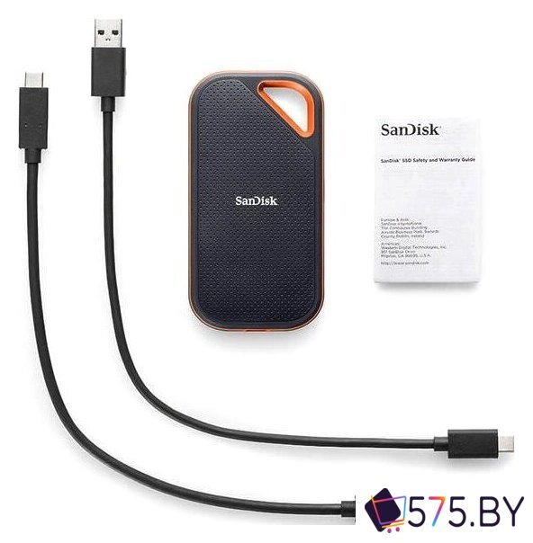Внешний накопитель SanDisk Extreme Pro Portable V2 SDSSDE81-1T00-G25 1TB в магазине 575.by