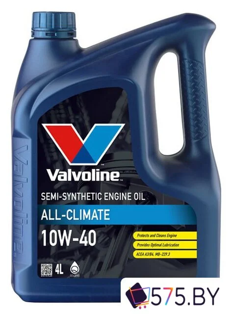 Моторное масло Valvoline All-Climate 10W-40 4л в магазине 575.by
