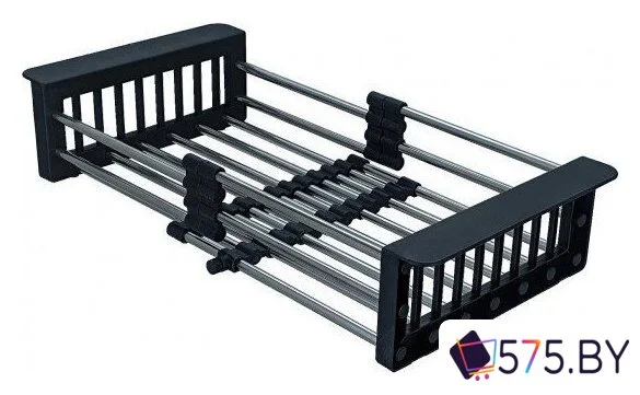 Кухонная мойка Marblan Comfort 50 (черный, с сифоном и колландером) в магазине 575.by