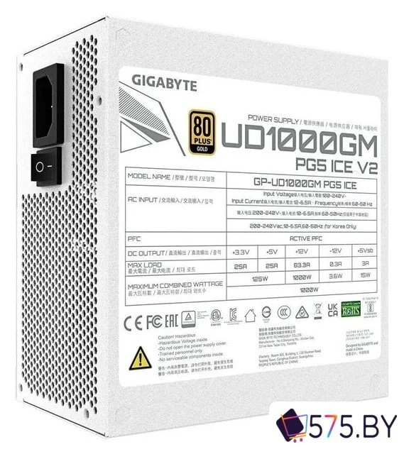 Блок питания Gigabyte UD1000GM PG5 V2 ICE в магазине 575.by