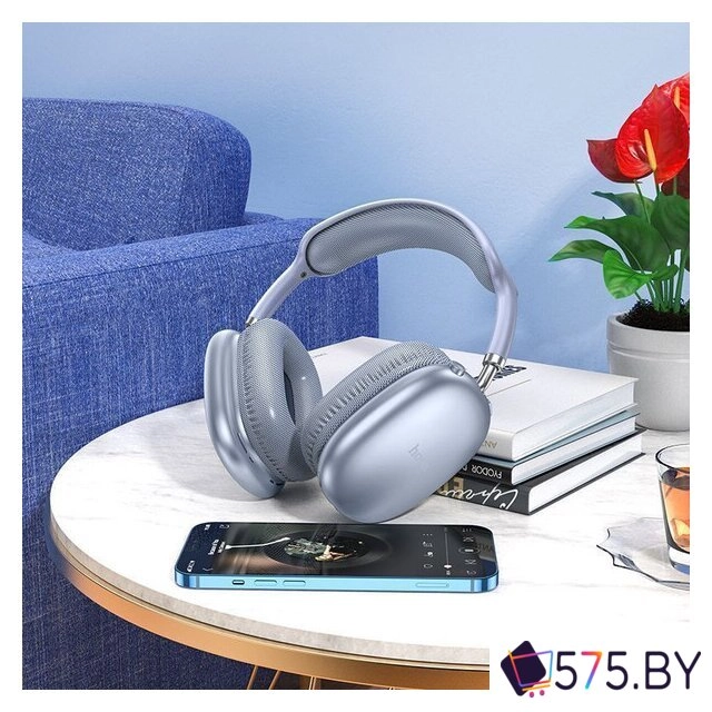 Наушники Hoco W35 Air (синий) в магазине 575.by