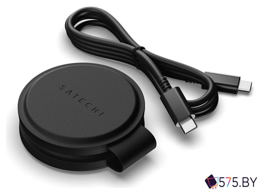 Беспроводное зарядное Satechi OntheGo 2-in-1 Charger ST-QTG21K (черный) в магазине 575.by