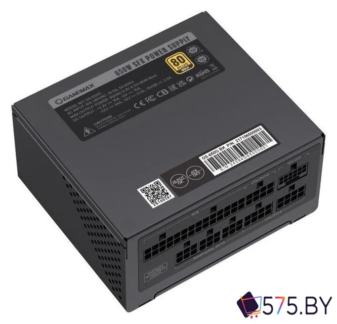 Блок питания GameMax GS-650G (черный) в магазине 575.by