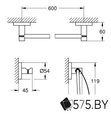 Набор для туалета Grohe Grohe 40775001 в магазине 575.by
