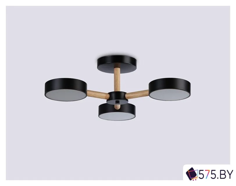 Припотолочная люстра Ambrella light FL4823/3 BK в магазине 575.by