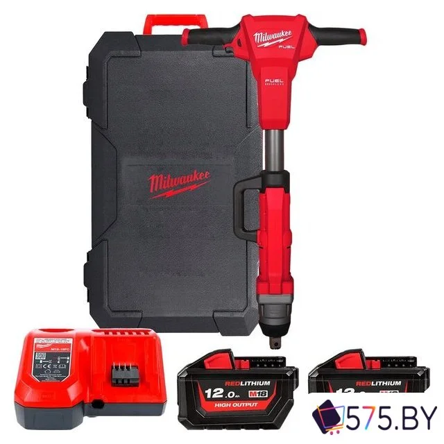 Гайковерт Milwaukee M18 FUEL M18FHIWF1R-122C 4933493141 (с 2-мя АКБ, кейс) в магазине 575.by