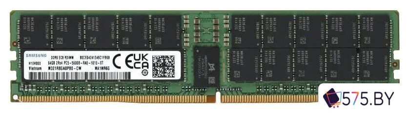Оперативная память Samsung 64ГБ DDR5 5600 МГц M321R8GA0PB0-CWM в магазине 575.by