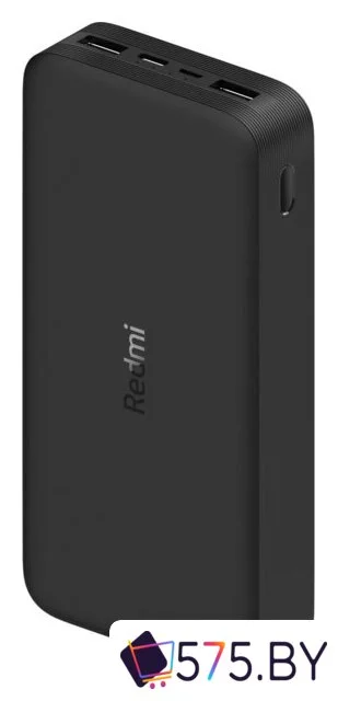 Внешний аккумулятор Xiaomi Redmi Power Bank 20000mAh (черный, международная версия) в магазине 575.by