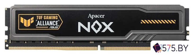 Оперативная память Apacer NOX TUF 16ГБ DDR5 5600 МГц AH5U16G56C522UTAA-1 в магазине 575.by