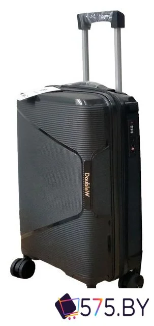 Чемодан-спиннер DoubleW 088 (S, черный) в магазине 575.by