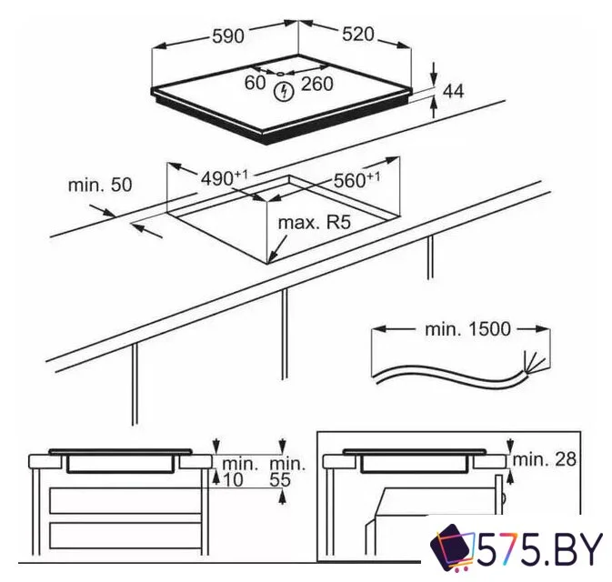 Варочная панель Electrolux EIS62453 в магазине 575.by