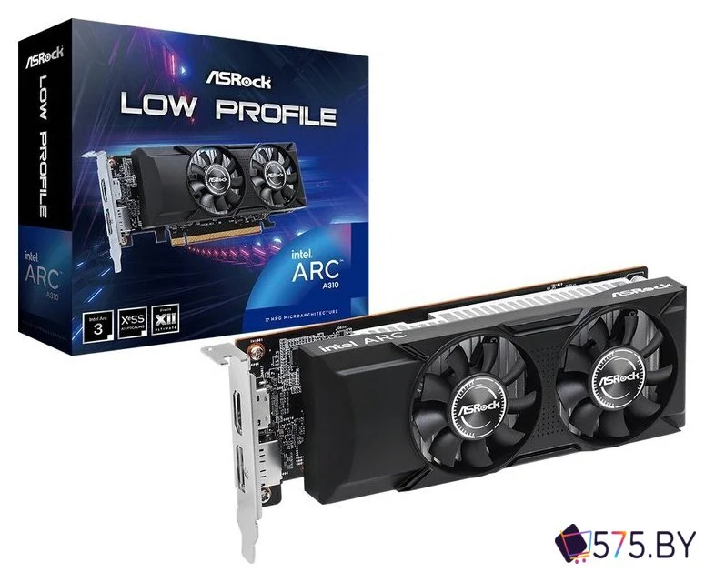 Видеокарта ASRock Intel ARC A310 Low Profile 4GB A310 LP 4G в магазине 575.by