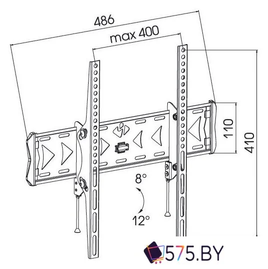 Кронштейн для телевизора Kromax FLAT-4 в магазине 575.by