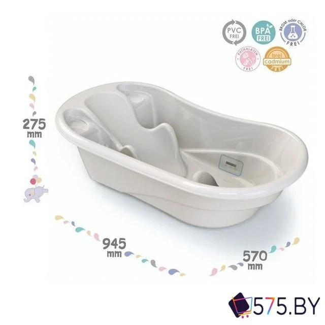 Ванночка для купания Kidwick Лайнер KW230406 (серый) в магазине 575.by