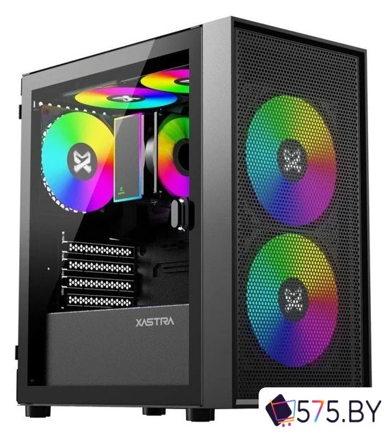 Корпус XASTRA A305M 3ARGB (черный) в магазине 575.by