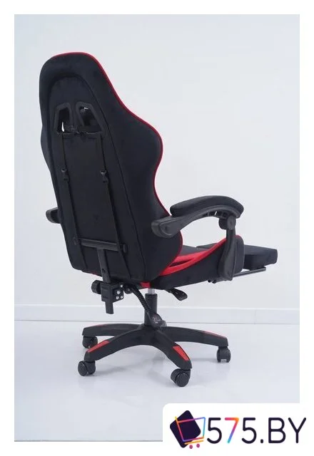 Игровое (геймерское) кресло Calviano 1584 (велюр, черный/красный) в магазине 575.by