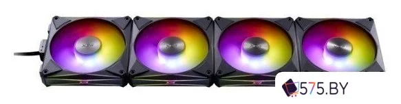 Комплект вентиляторов для корпуса с контроллером ADATA XPG Hurricane MAG 120 ARGB PWM (черный) в магазине 575.by