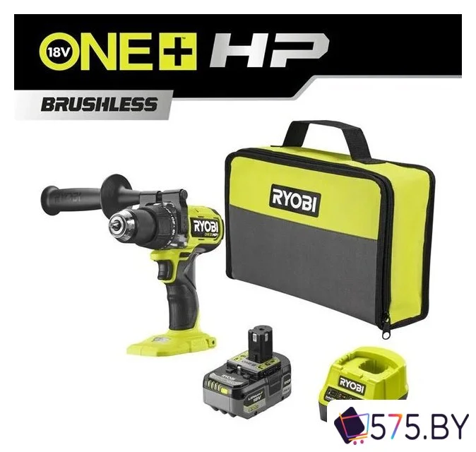 Ударная дрель-шуруповерт Ryobi RPD18X1-1C50S 5133006830 (с 1-им АКБ, сумка) в магазине 575.by