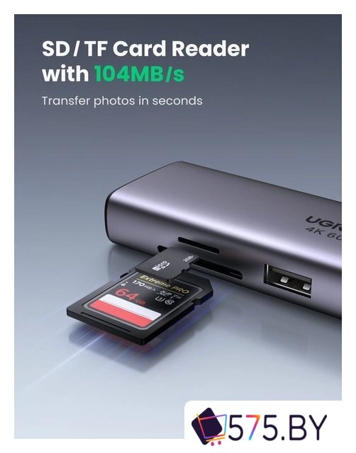 Док-станция Ugreen CM512 60515 в магазине 575.by