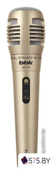 Проводной микрофон BBK CM114 (черный) в магазине 575.by