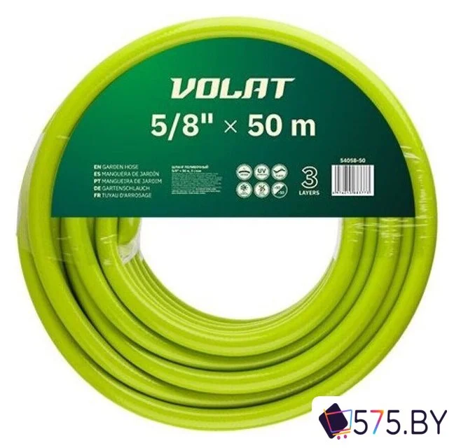 Шланг Волат 54058-50 (5/8", 50м) в магазине 575.by
