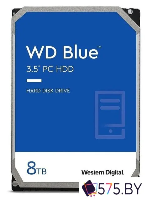 Жесткий диск WD Blue 8TB WD80EAAZ в магазине 575.by