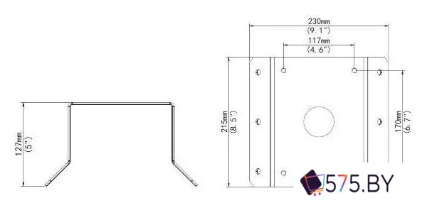 Крепление для камер видеонаблюдения Uniview TR-UC08-B-IN в магазине 575.by