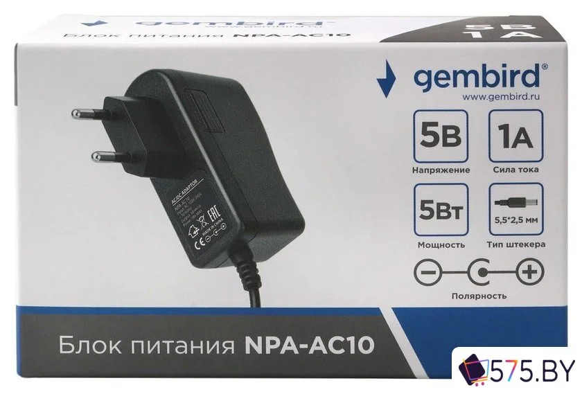 Адаптер питания Gembird NPA-AC10 в магазине 575.by