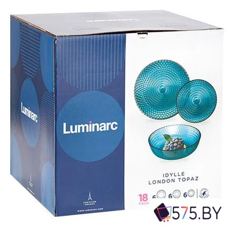Набор тарелок Luminarc Идиллия Лондон Топаз Q4077 (18шт) в магазине 575.by