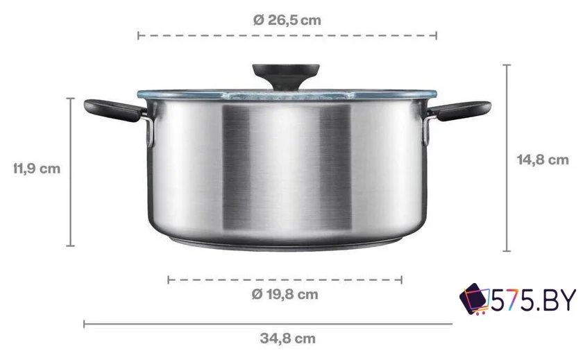 Кастрюля Fiskars Functional Form 1072317 в магазине 575.by
