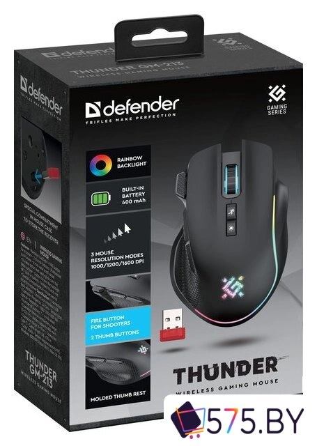 Игровая мышь Defender Thunder GM-213 в магазине 575.by