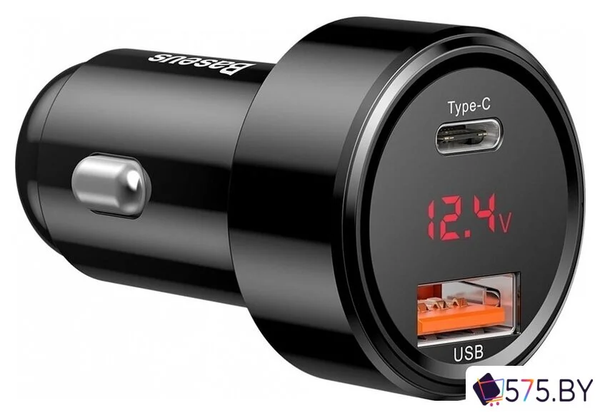 Автомобильное зарядное Baseus CCMLC20C-01 в магазине 575.by