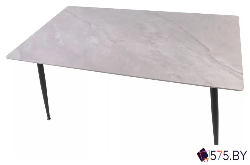 Кухонный стол Signal Rion 160/90/76 (серый лак/черный) в магазине 575.by