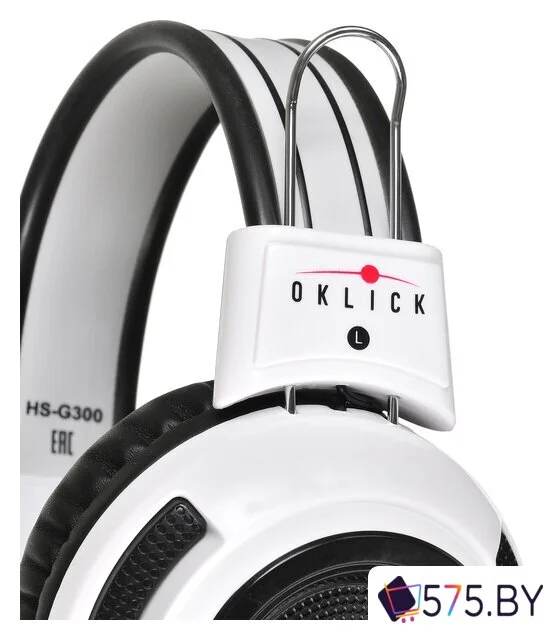 Наушники Оклик HS-G300 Armageddon (белый/черный) в магазине 575.by