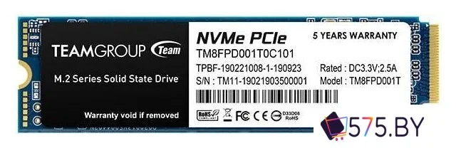 SSD Team MP33 PRO 1TB TM8FPD001T0C101 в магазине 575.by