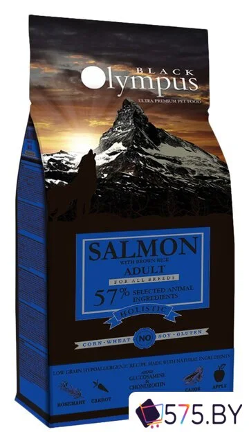 Сухой корм для собак Black Olympus Adult All Breeds Salmon (для всех пород с лососем) 12 кг в магазине 575.by