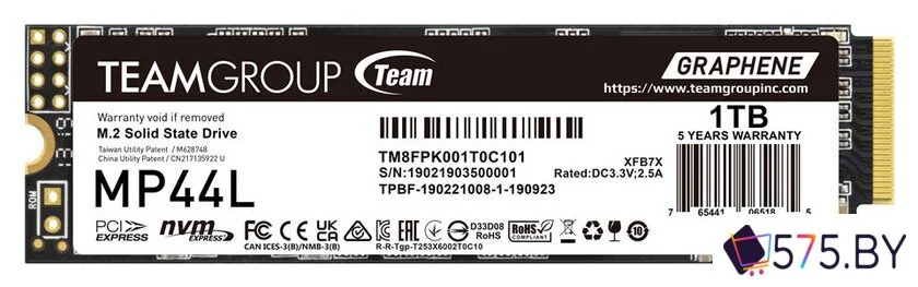 SSD Team MP44L 1TB TM8FPK001T0C101 в магазине 575.by